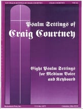 Psalm Settings of Craig Courtney Vocal Solo & Collections sheet music cover